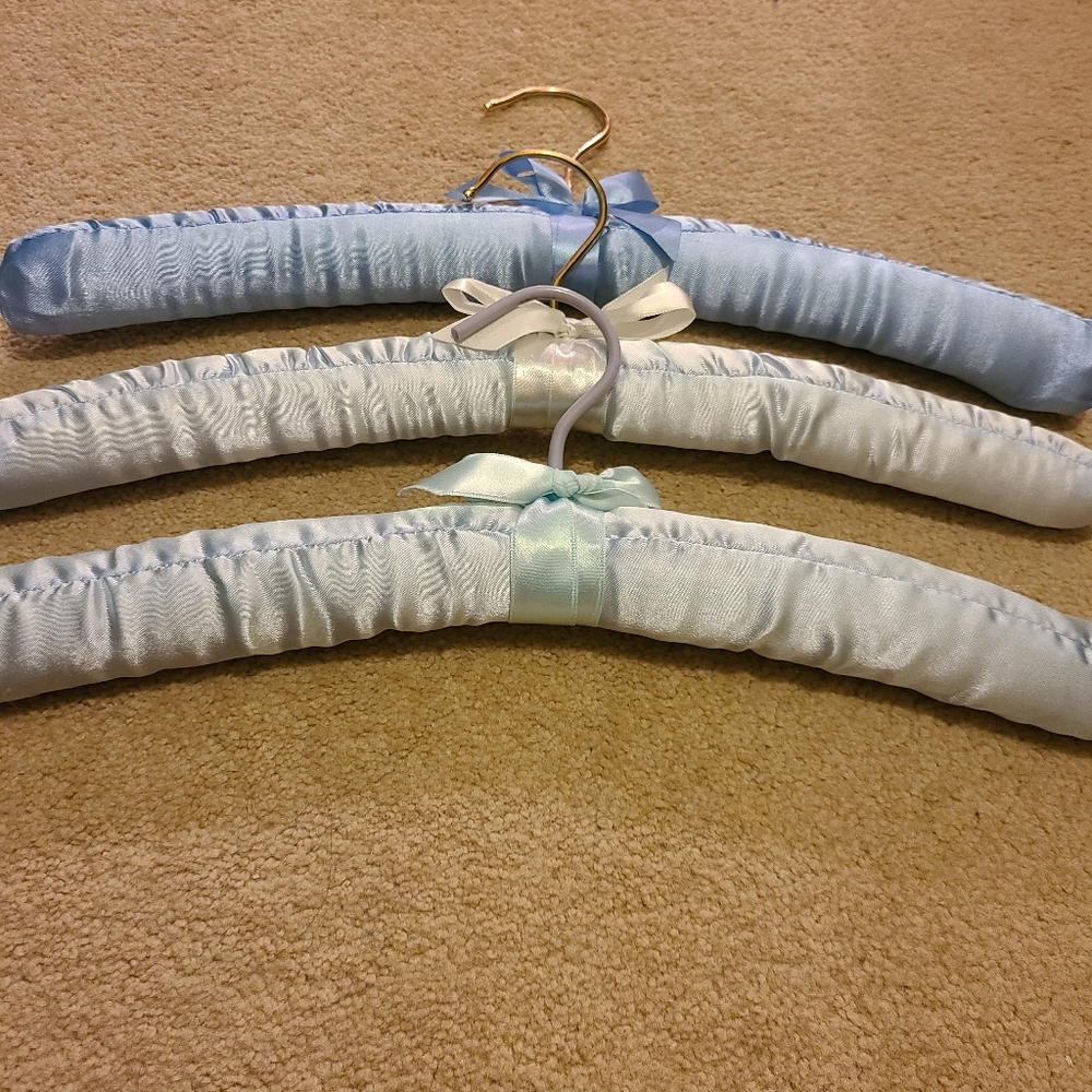 Elegant vintage padded hangers!